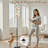 PeeNoke 68.5" Standing Floor Lamp Cupcake cherries Seamless Ink sketch Hand drawn Retro Dimmable Metal Pole Lamp with Linen Lampshade LED Bulb Included