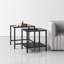 Lurie Glass Nesting End Table