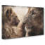 Lion Cub With Its Mother Painting - Wrapped Canvas-56657982