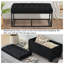 Banc de rangement multi-usages avec repose-pieds-1510245815