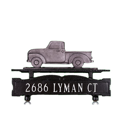 Metal Mailbox Sign