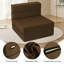 Canapé-lit pliable rembourré en mousse-97893062