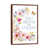 Classic Brown Wood Floater Framed