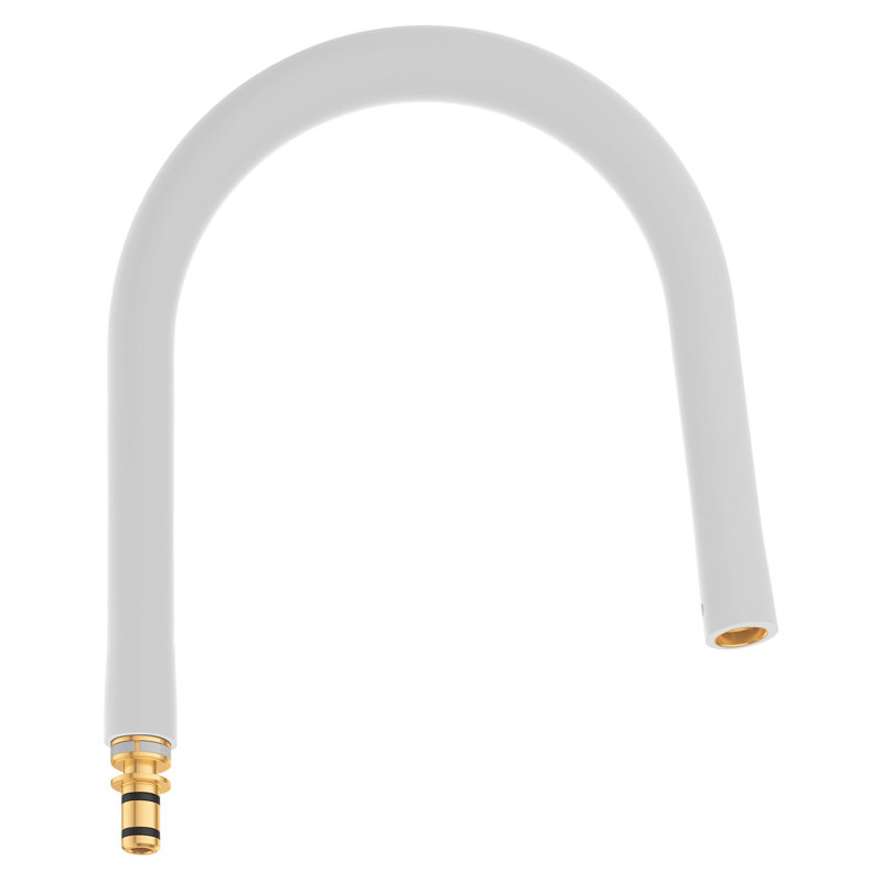 Essence New Kitchen Hose Spout, Chrome/Sheer Marble