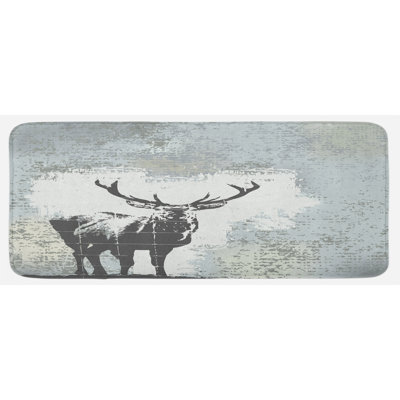 Rustic Polyester Kitchen Mat