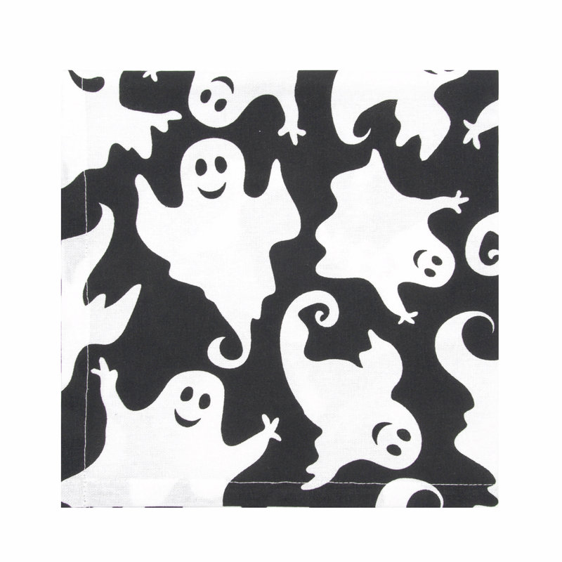 Ensemble de 6 serviettes de table Hey Boo Halloween