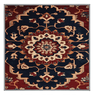 Tapis mauve lavable à la machine