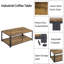 Frame Coffee Table with Storage