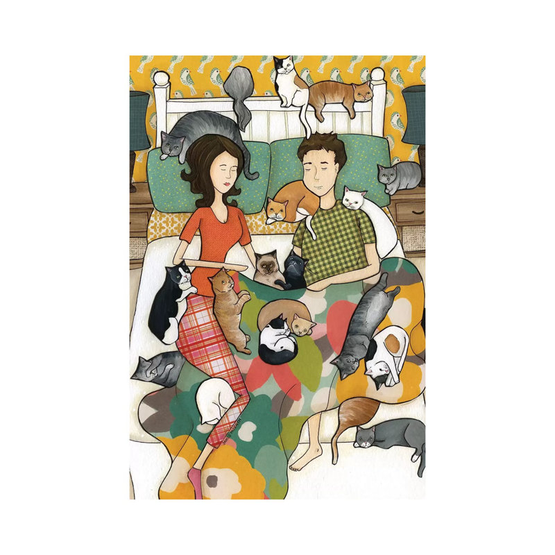 Cat Nap by Jamie Morath - Wrapped Canvas Print, 66.04 cm H x 45.72 cm W x 1.91 cm D