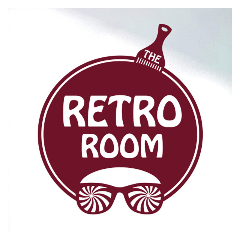 Wall Decal, Large, Burgundy
