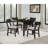 Jackie Dark Coffee 5-piece Dining Set
