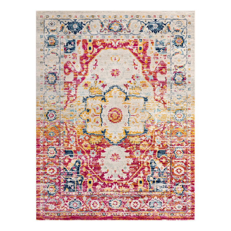 Hagberg Oriental Indoor Rug, Rectangle 9' x 12'