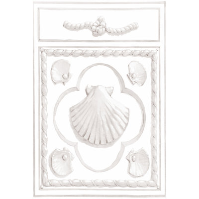 Shell Panel - Wrapped Canvas Painting