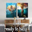 2 Piece Wrapped Canvas Print-2034730507