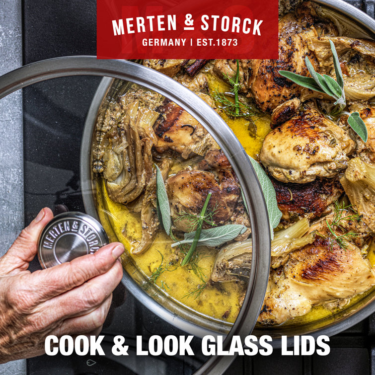 Merten & Storck Stainless Steel 3.5-Quart Saute Pan with Lid - Stainless Steel