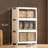 3 Pack Stackable Folding Storage Closet with Lid and 4 Wheels