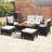 6 - Person Patio Conversation Set with Cushions