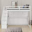 Lit escamotable double sur double avec lève-personne hydraulique et conception de bureau-820133922