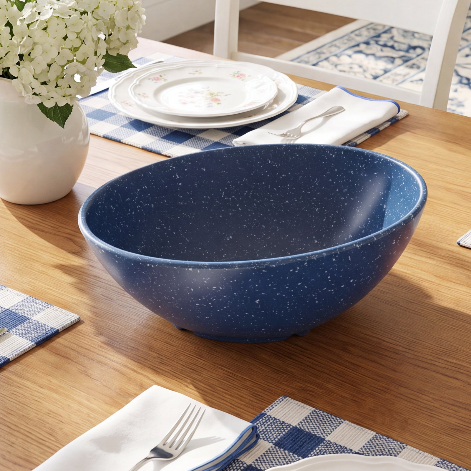 Maskell Serving Bowl, Blue