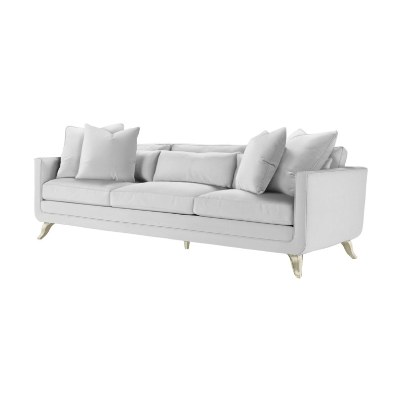 Tatum Upholstered 100'' Sofa, Salted White, Page Snow (Performance fabric) 1355-91