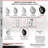 4 Piece Pneumatic Caster Set with Brake