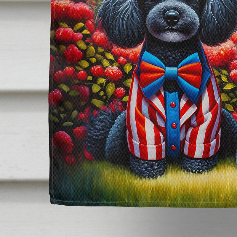Drapeau «All American House», Caniche bleu