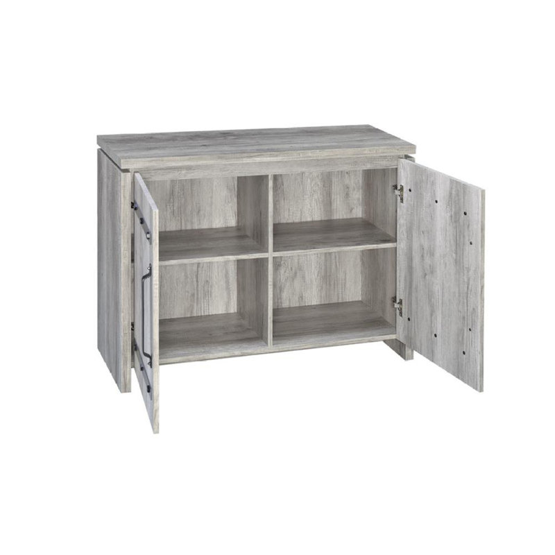 Driftwood 2-Door Accent Cabinet Buffet Cabinet Sideboard Cabinet Modern Sideboard