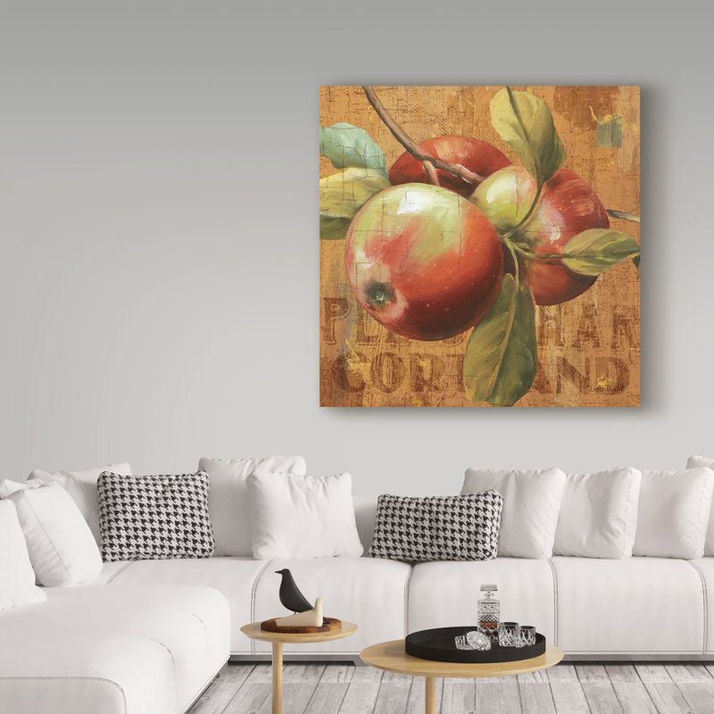 « apple saison i », reproduction d’impression sur toile tendue, H 14 po x l 14 po x P 2 po