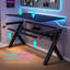 Gaming Desk Computer Table W/Cup Home Office-252679573-252679575