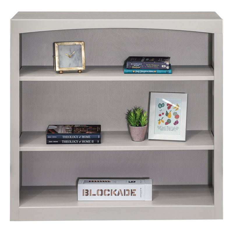 Bibliothèque classique Ossy, Gris orage, (3 tablettes) H 36 po x l 36 po x P 12 po
