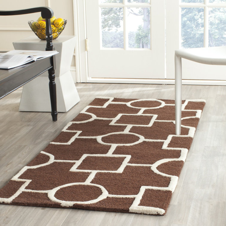 Deedgra Hand Tufted Wool Geometric Rug