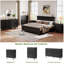 Commode ondulée à 3 tiroirs Wave, commode de 28 po de largeur avec dispositif anti-basculement, pieds en métal pour la chambre à coucher, vestibule, petits espaces-278747565