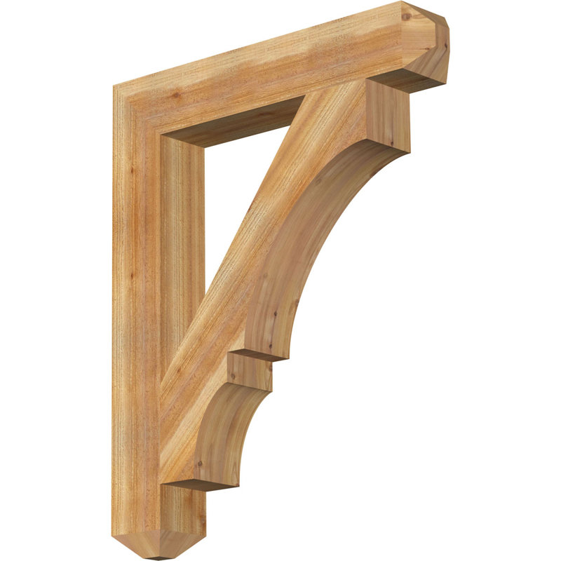 Support pour scie rugueuse de l'Ouest rouge l 6 po x P 36 po x H 44 po, Cèdre rouge de l'Ouest brut