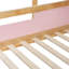 Lit de cabane à DEL avec rangement, lit double en MDF moderne pour enfants-781250724