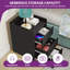 Set of 2 Bedside Table with 3-Drawer