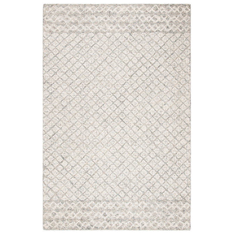 Tapis en laine touffeté à la main Crowe, Rectangle 5 pi x 7 pi 6 po