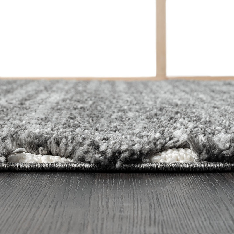 Tapis gris et crème Talas
