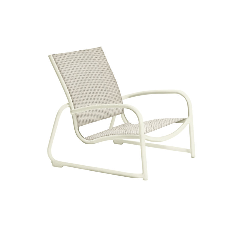 Millennia Aluminum Outdoor Lounge Chair, Snow, Bogota