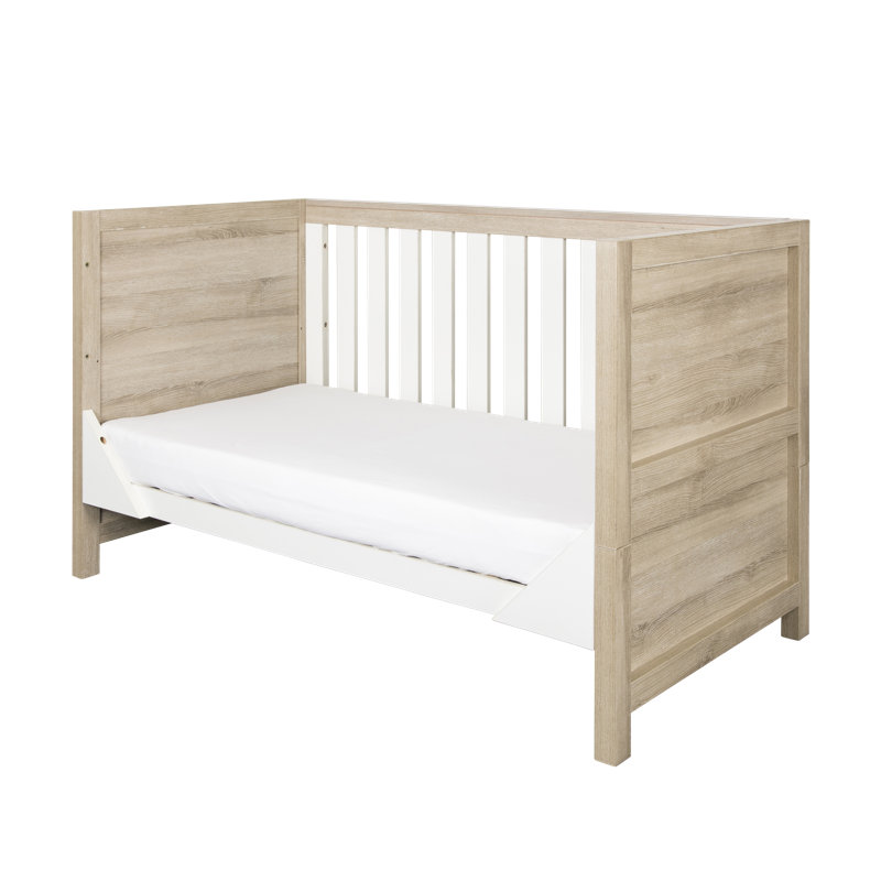 Tutti Bambini Modena 2-Piece Nursery Furniture Room Set, White/Oak