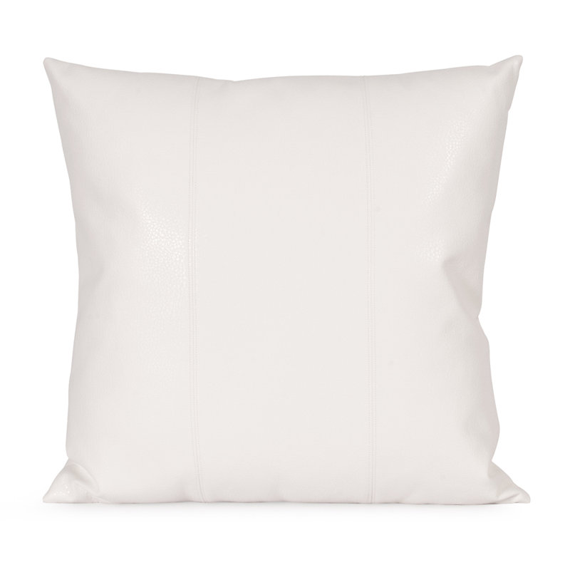 Decorative Reversible Throw Pillow, 20" x 20", White