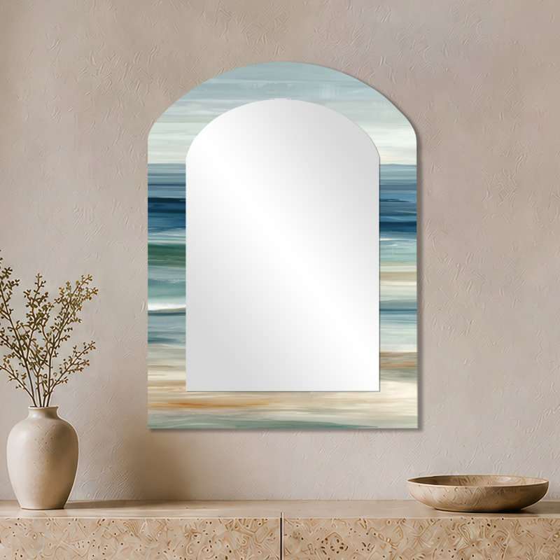 Miroir décoratif surdimensionné Coastal, 34" x 25"