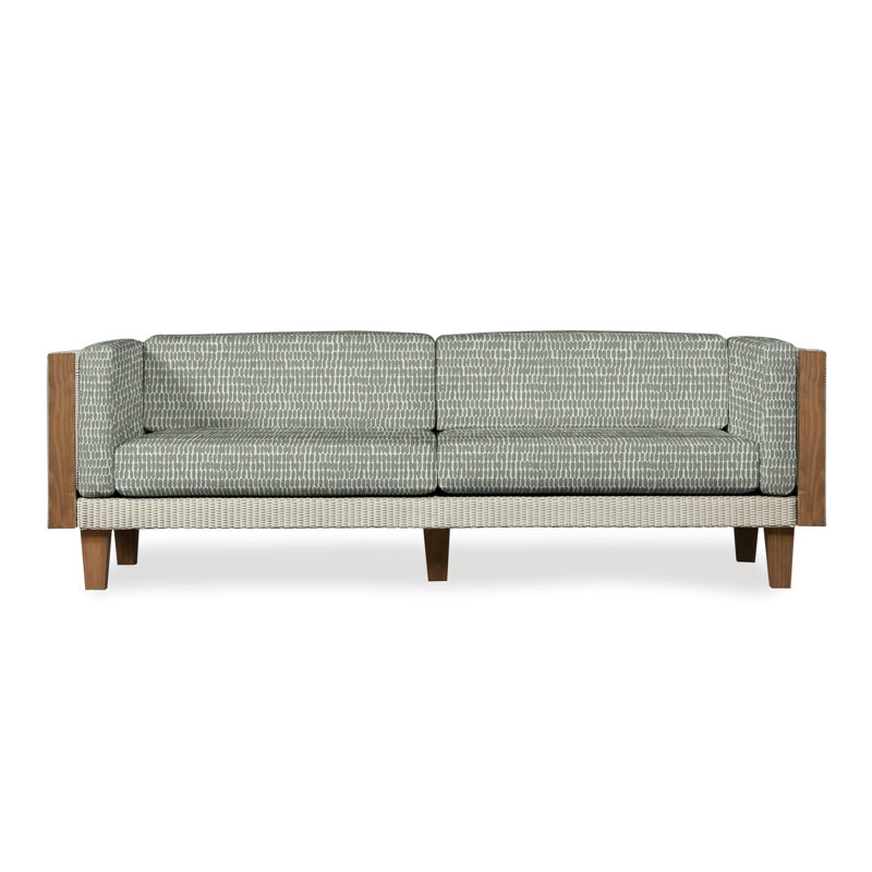 Catalina Outdoor 3 - Seat Patio Sofa, Linen, Charlotte Sparrow