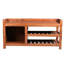 Banc de rangement en bois Ayane