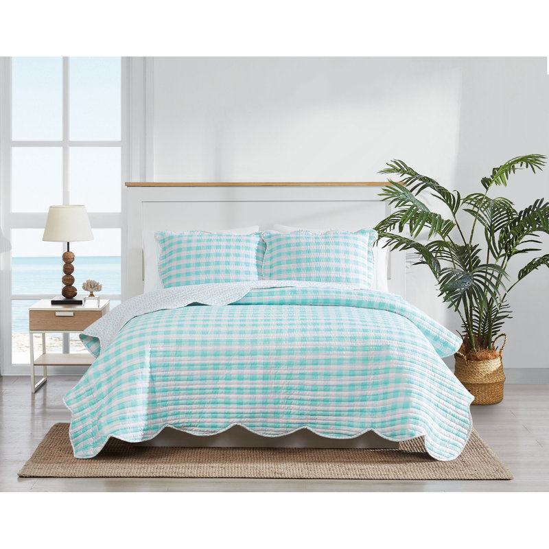 Scout Barnaby Checkham Quilt Set, Queen Quilt + 2 Pillow Shams
