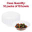 Bols à dessert en plastique Clear Flair (5 oz)