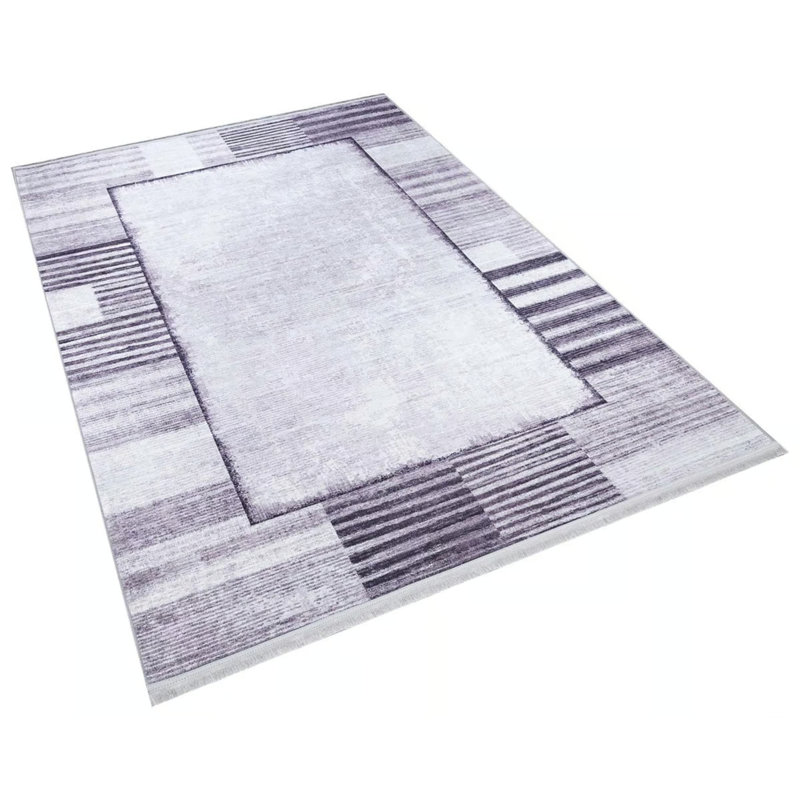 Sonna Performance Cotton Washable Striped Indoor / Outdoor Rug, Rectangle 5'11" x 9'2"