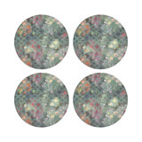 Defosse Trellis Perlblau Pebble 16" Vinyl Placemat