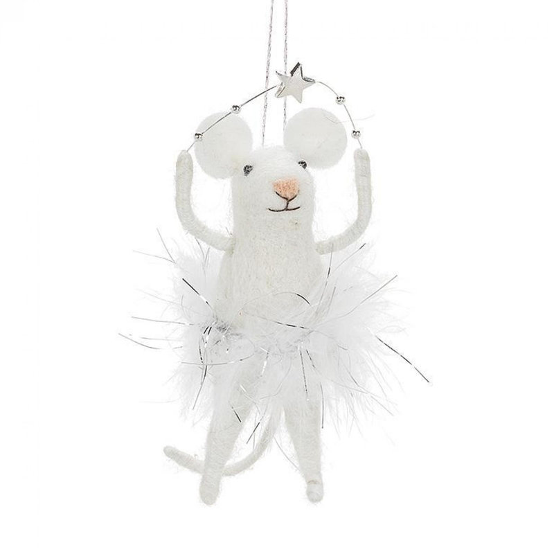 Ornement souris ballerine