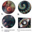 Gerlinde Pastel Fractal Spiral Universe I - reproduction sur toile-87373190-87373196