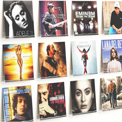 Ensemble de 12 tablettes murales en vinyle 12 po